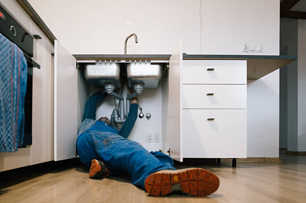 Professional Faucet Repair technician working in Wolf Lake, IL
